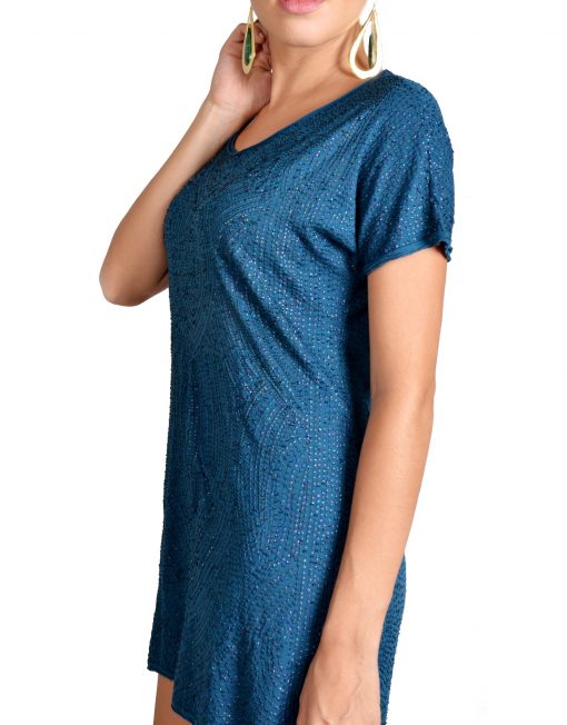 princess polly baby blue dress Alemais Oceane Silk Shirtdress in Blue (TS) – Hampden Clothing main image 1