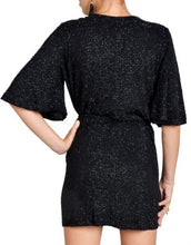Black Kimono Wrap Dress