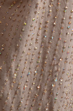 Nude Sequin Harem Pants