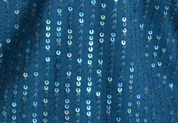 Royal Blue Flared Sequin Racerback Dress