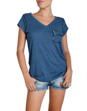 Royal Blue V-Neck T-Shirt